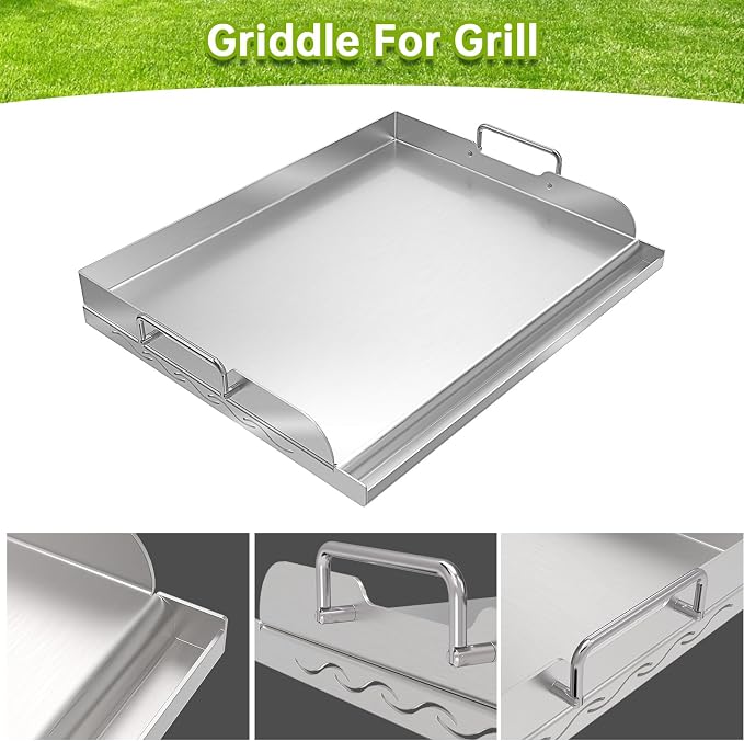 Universal Stainless Steel Griddle Flat Top Plate - Image 4