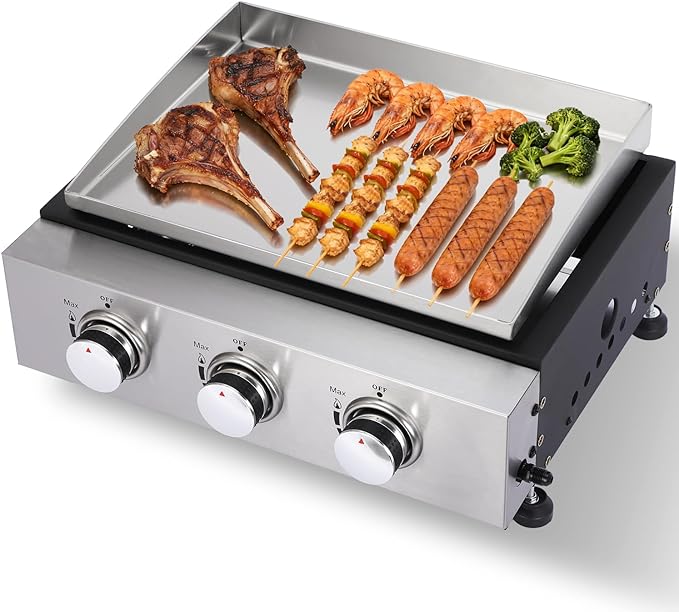 Portable Tabletop Gas Griddle Grill by Unknown
