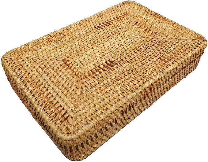 i-Lan Rattan Basket Divider, 12 Inch Divided Tray - Image 5