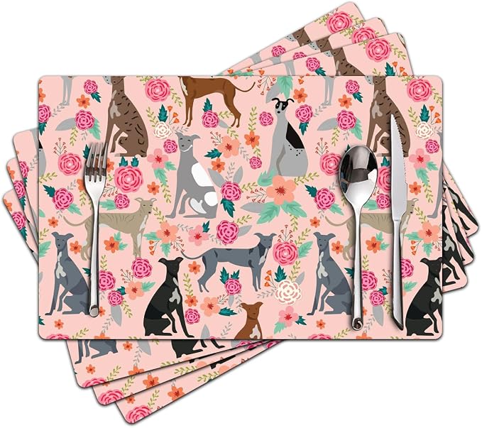 Dog Placemats Set of 4 by Unknown