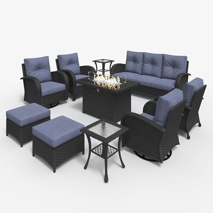 LayinSun 10 Pieces Outdoor Patio Furniture Set - Image 2