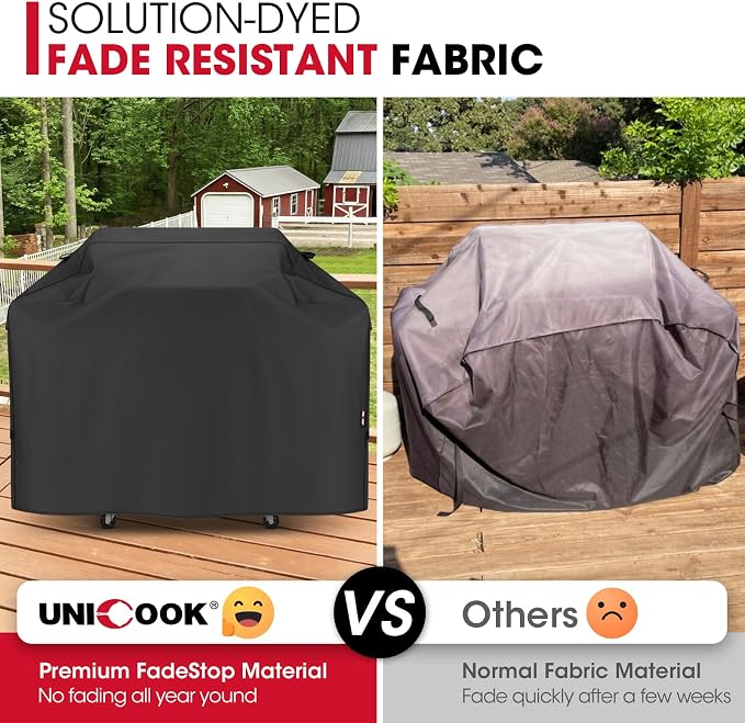 Unicook Grill Cover 70 Inch for Outdoor Grill, Large BBQ Cover - Image 3