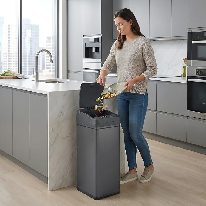 iTouchless 50 Liter / 13 Gallon Kitchen Trash Can - Image 2