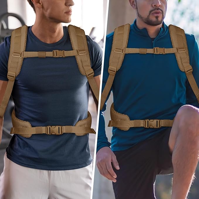 PETAC GEAR Upgraded Weighted Backpack Rucking Backpack - Image 6