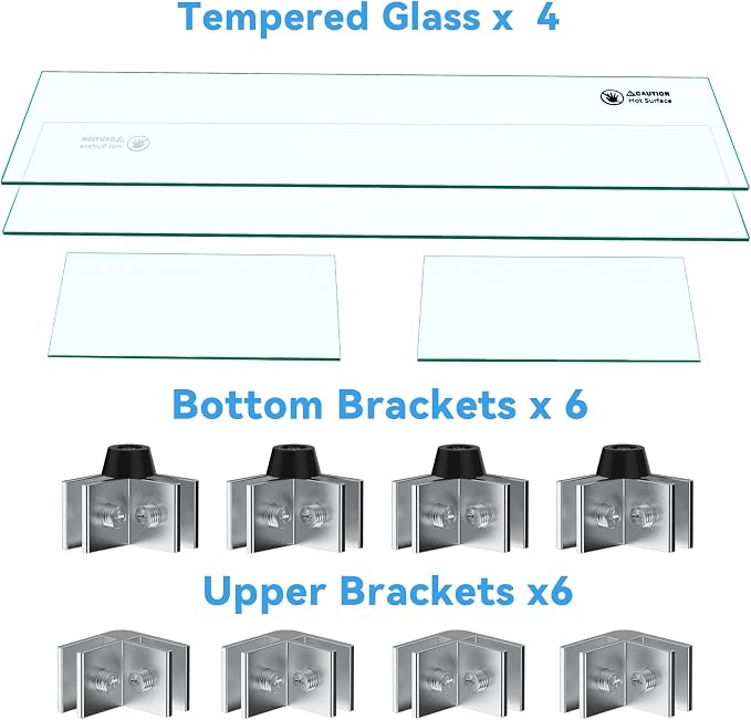 Skyflame Linear Fire Pit Wind Guard – 40.5" x 12.5" Thick Tempered Glass - Image 7
