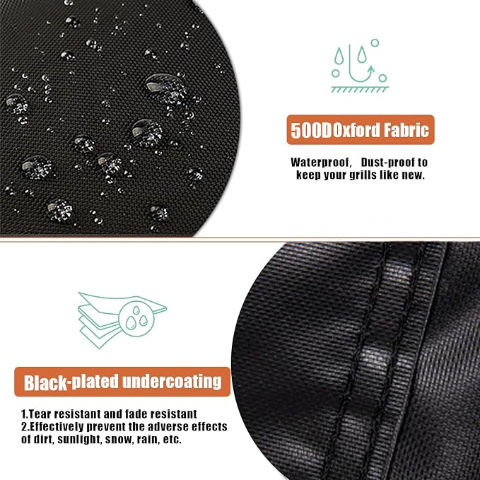 Grill Griddle Cover Compatible for Charbroil Bistro Pro Electric Grill & Griddle - Image 4