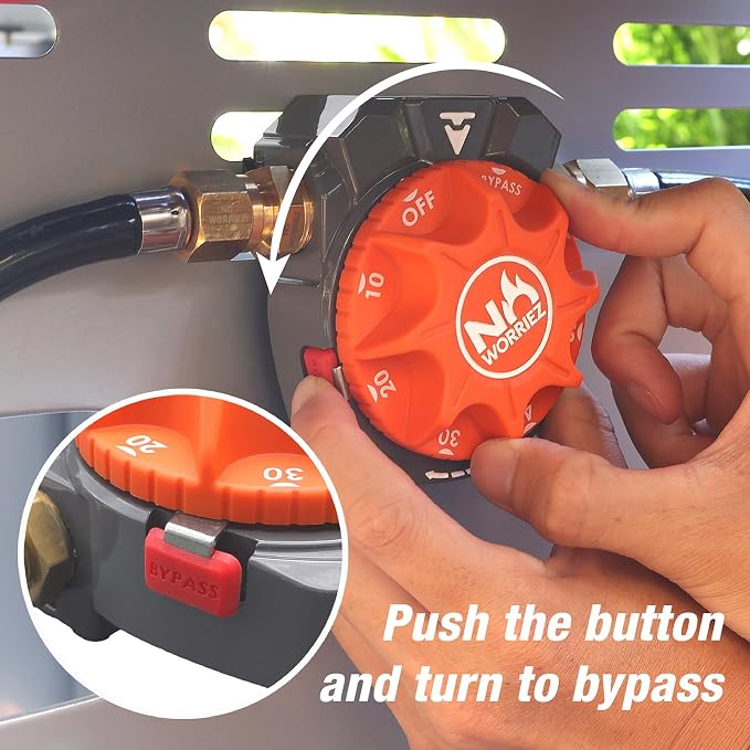 NO WORRIEZ Bypass High Pressure Safety Auto Shut-Off Gas Timer - Image 4