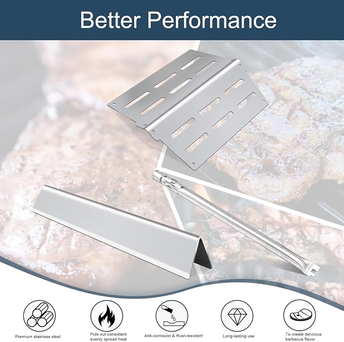 Flavorizer Bars, Heat Deflectors and Grill Burner - Image 7