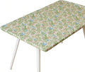 Rectangle Picnic Table Cloth, Elastic Waterproof Fitted Vinyl Tablecloths by Unknown