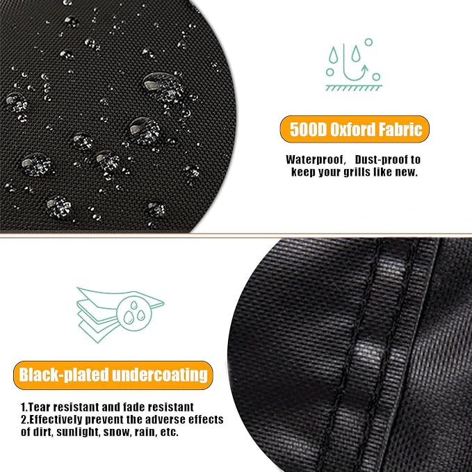Smoker Cover Fit for PIQUEBAR Digital Electric Smoker, Waterproof Grill BBQ - Image 4