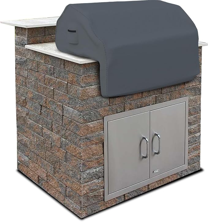 Covers & all Built-in Outdoor Grill Cover, Durable 12 Oz Waterproof Cover Max by CoversAll