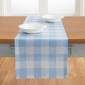 Solino Home Linen Checkered Table Runners 72 Inches Long by SolinoHome