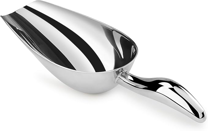New Star Foodservice 1028539 Stainless Steel Bar Ice Flour Utility Scoop by NewStarFoodservice