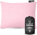 Wise Owl Outfitters Camping Pillow – Memory Foam Travel Pillow by WiseOwlOutfitters