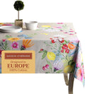 Maison d' Hermine Table Cloth Rectangle Table 100% Cotton 70 x 90 Inches by MaisondHermine