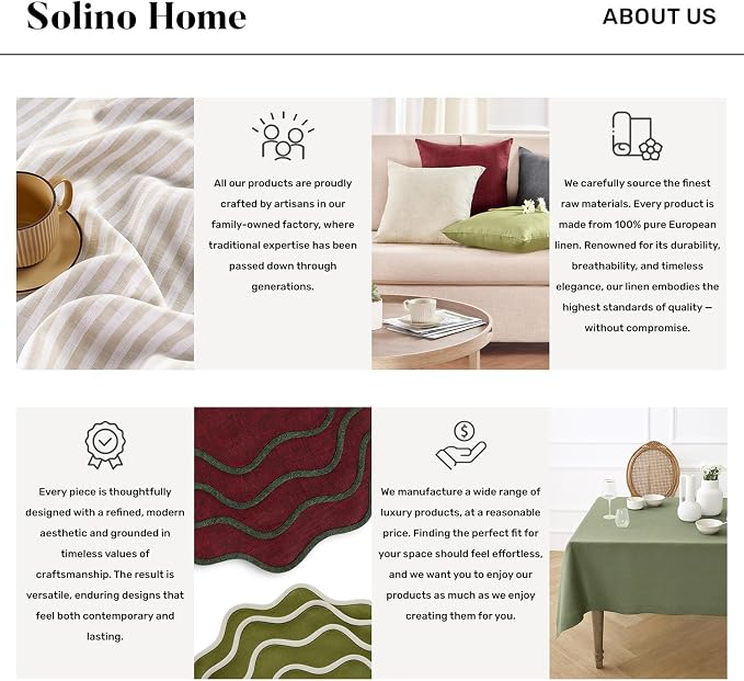 Solino Home Linen Navy Blue Table Runner 36 Inches - Image 9