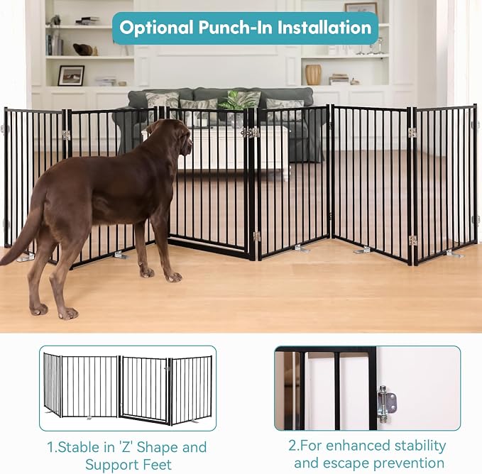 No Pawblems Free Standing Dog Gate - Image 3