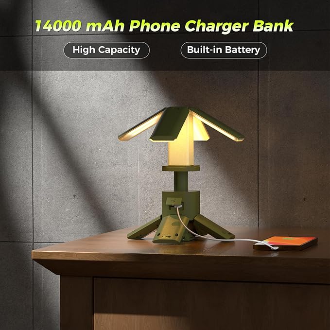 Telescopic Camping Lights Rechargeable 14000 mAh Led Multifunction Magnetic - Image 5