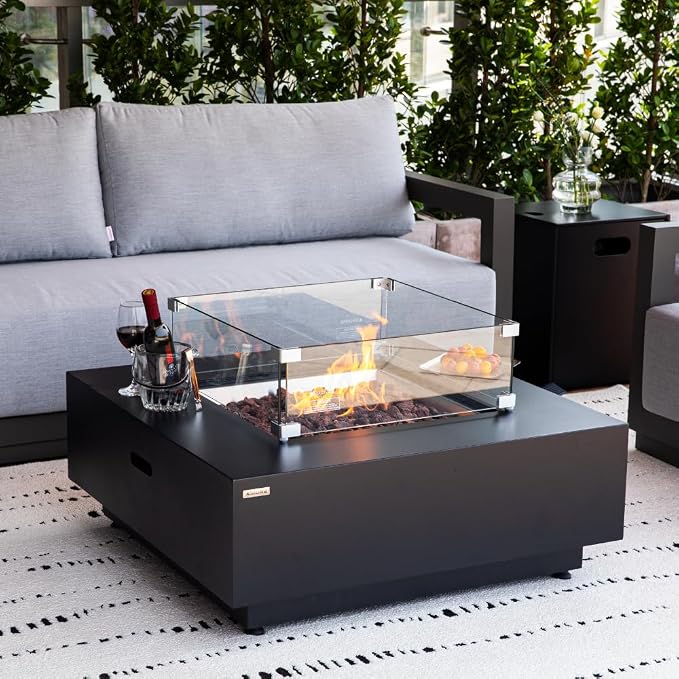 Ashton 36” Propane Fire Pit Smokeless Firepit Converts to Outdoor Gas Fire Pit - Image 6
