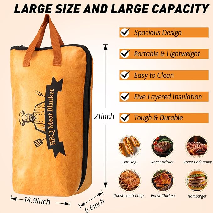 BBQ Blanket for Resting Meat Compatible - Image 8