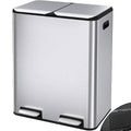 Arlopu 16Gal Dual Trash Can w/2 Built-in Box by Arlopu