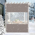 Domi Heavy Duty Outdoor Clear Panel Curtain, 18 oz Waterproof PVC Polyester by domioutdoorliving