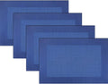 Vinyl Placemats Heat-Resistant Table Mats Washable Easy Clean Plastic Placemats by PandaPalm