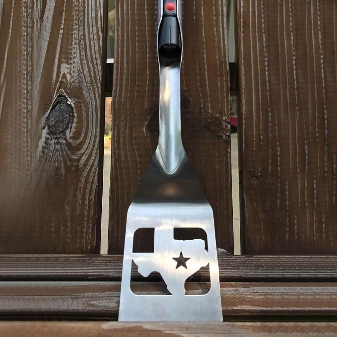 GRILL LIGHT Stainless Steel Lone Star Texas BBQ Grilling Spatula Turner - Image 6