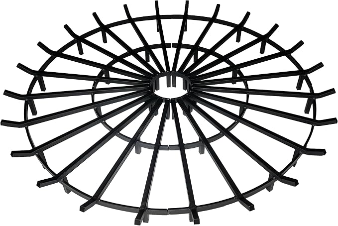 SteelFreak Super Heavy Duty Wagon Wheel Firewood Grate by SteelFreak