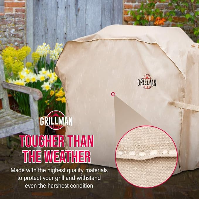 Grill Cover by Grillman, 72 Inch, BBQ Outdoor Grill Covers, Charcoal & Gas - Image 6