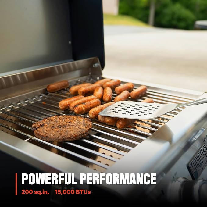 Portable Propane Gas Grill 2-Burner Tabletop Clearview® Monument Grills - Image 9