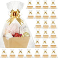 PerKoop 24 Pack Baskets for Gifts Empty Bulk 6.5 x 9.8'' Thick Kraft Gift Basket by PerKoop