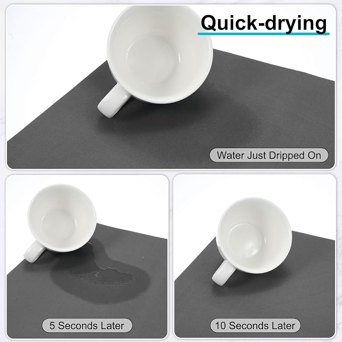 uxcell Silicone Mats for Kitchen Counter, 23.6" x 15.7" Non-Slip Countertop - Image 4