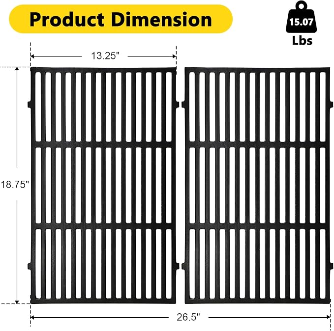 66095 Grill Grates Replacement for Weber Genesis II 300 and II LX 300 Series - Image 3