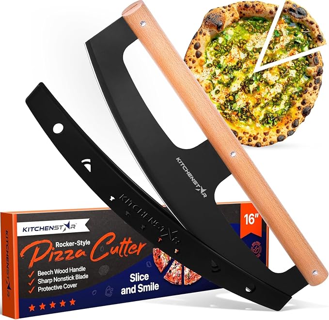 KitchenStar 16-Inch Pizza Cutter Rocker Blade by Kitchenstar