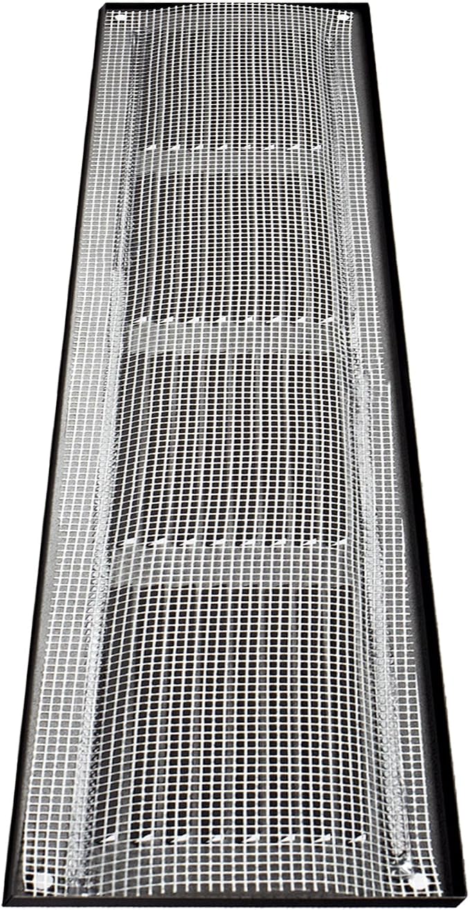 Repa Market Air Vent Cover 16x4 Inch Anthracite Galvanized Steel Louvered Grill - Image 8