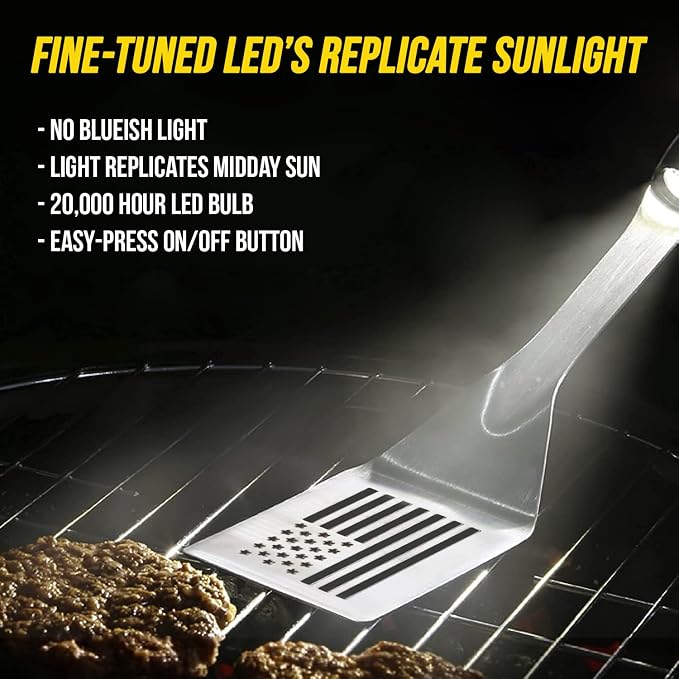 GRILL LIGHT USA Smart Grill Spatula – Restaurant Grade Stainless Steel | Super - Image 6
