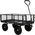 BILT HARD 880 lbs 10" Tires Steel Garden Cart by BILTHARD