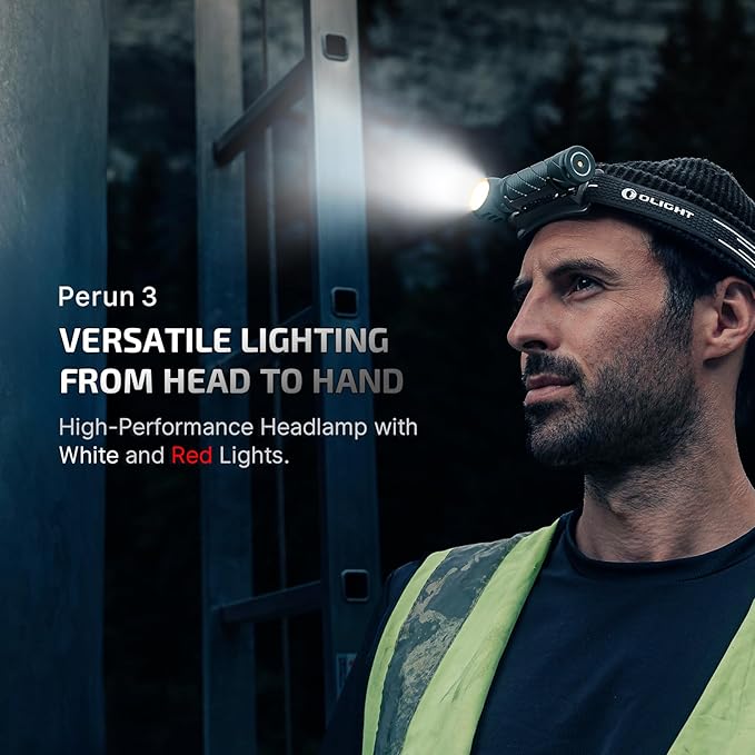 OLIGHT Perun 3 Rechargeable Headlamp Flashlight, 3000 Lumens LED Headlight - Image 2