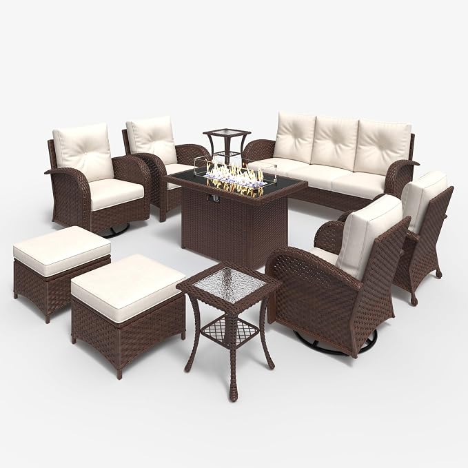LayinSun 10 Pieces Outdoor Patio Furniture Set - Image 2