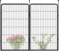 FXW Garden Fence Outdoor for The Yard – 45in x 4.5ft Heavy Duty Metal Animal by FXW