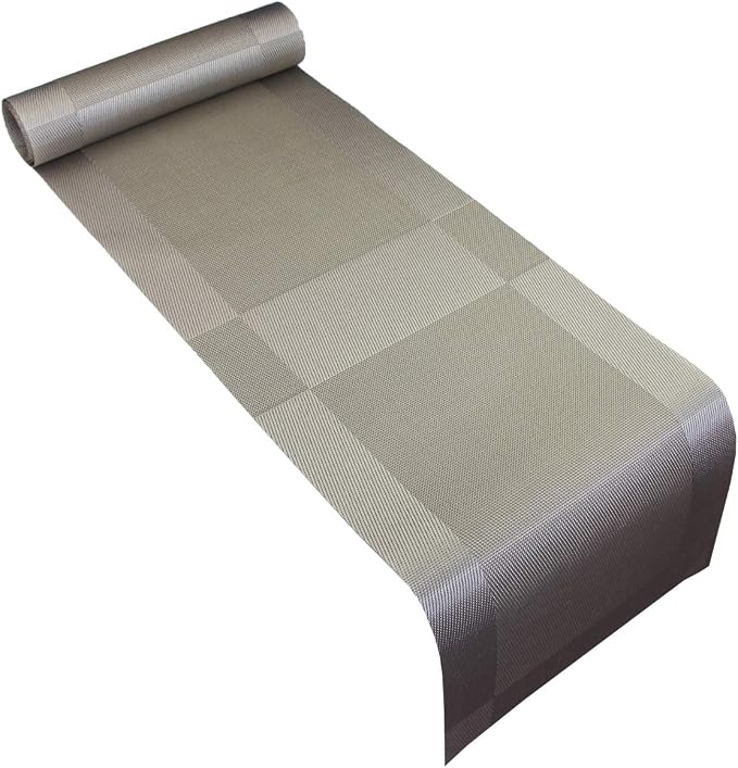 PIGCHCY Elegant Placemats with Matching Table Runner, Washable Placemats - Image 4