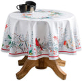 Maison d' Hermine Table Cloth Round Table 100% Cotton 69 Inches Fall Tablecloth by MaisondHermine