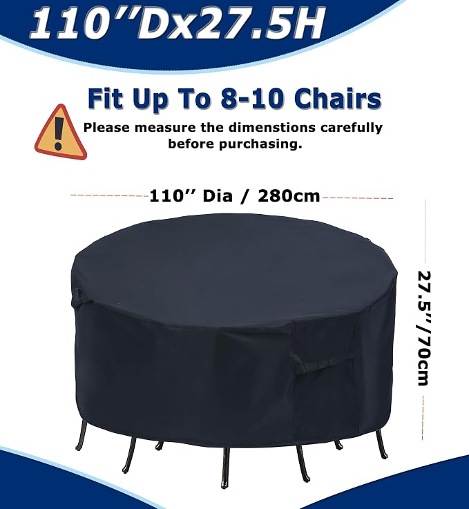 Round Patio Furniture Covers - Image 2