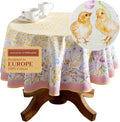 Maison d' Hermine Table Cloth Round Table 100% Cotton 63 Inches Tablecloth by MaisondHermine