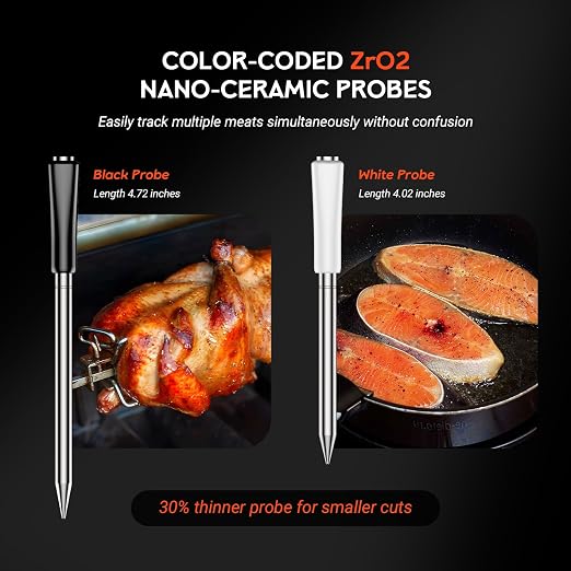 Wireless Meat Thermometer - 5G Wi-Fi and 5.4 Bluetooth Meat Thermometer Digital - Image 4