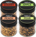 400 Cocktail Smoker Wood Chips Fruit 4 Pack – Apple, Pear – Whiskey Smoker Wood by AgedCharred