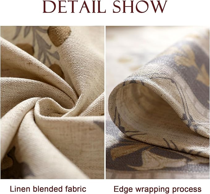patdrea Designer Beige Long Tablecloth - Image 5