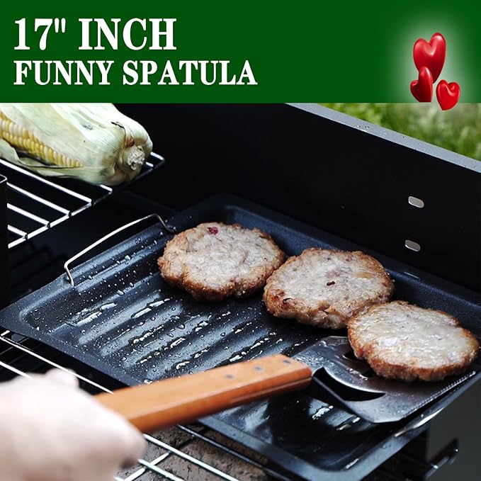 BBQ Gift for Men Dad Husband, Fathers Day Birthday Gifts, 7 in 1 Grill Spatula - Image 4