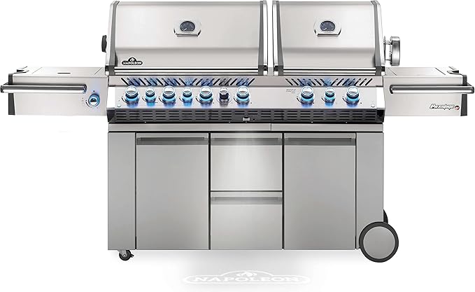 Napoleon PRO825RSBINSS-3 Prestige PRO 825 RSBI Natural Gas Grill, sq.in. + by Napoleon